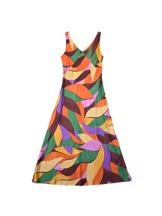 Joie Dresses & Skirts - Joie Dress Womens S Multicolor Floral Print V Neck Sleeveless Fit & Flare Maxi